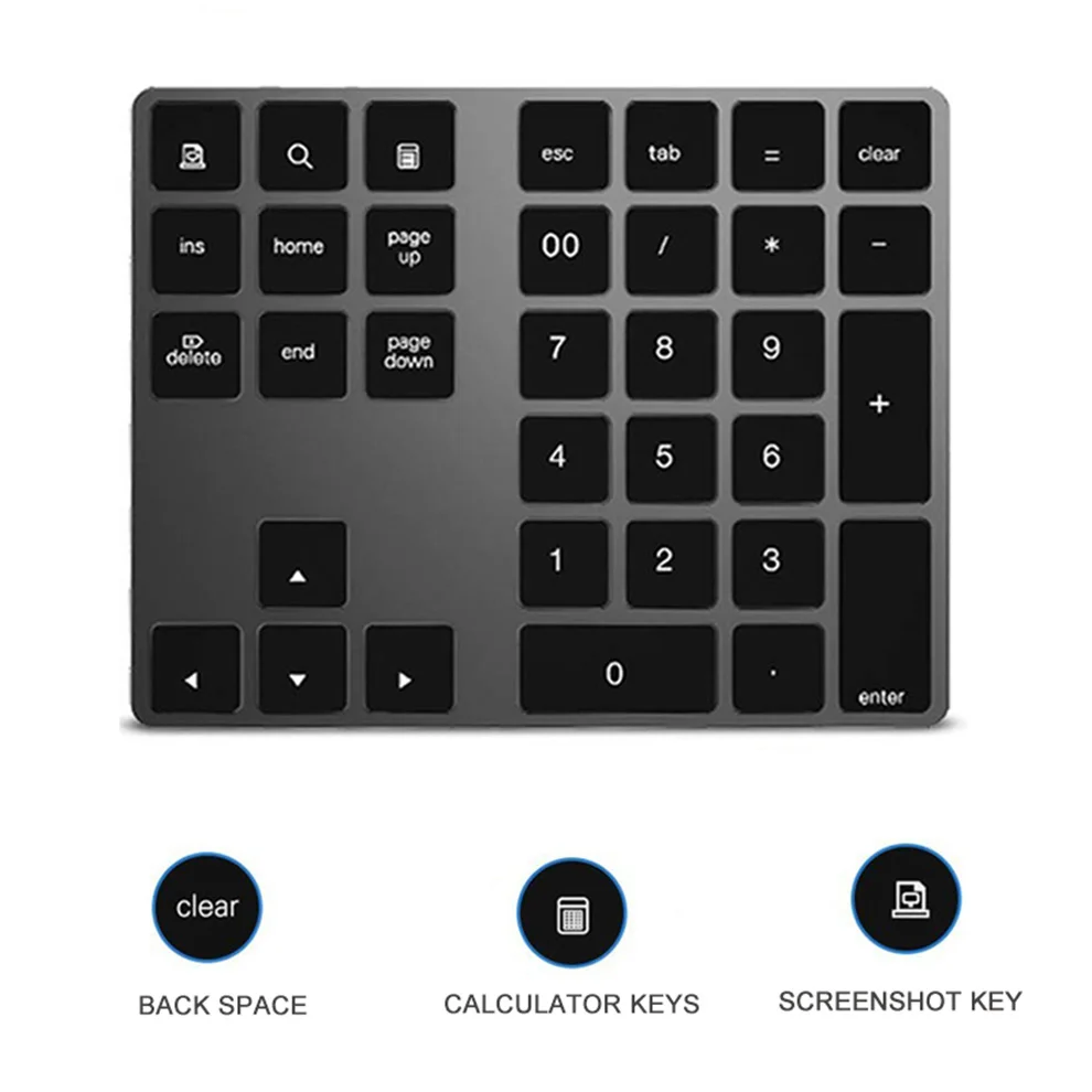 Mini Ultra Thin Bluetooth Numb - đánh giá và giá Bluetooth Numeric Keypad Aluminum Slim