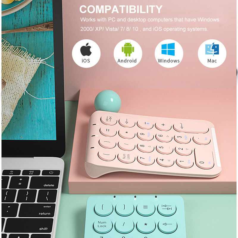 BOW 22 Keys Wireless Number Pa - đánh giá và giá Pbt Keycaps For Numeric Keypad Numpad