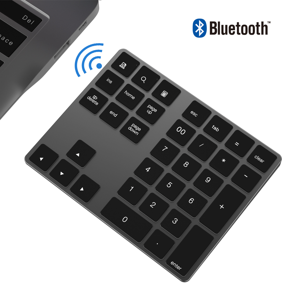 External Data Entry  Bluetooth - đánh giá và giá Bluetooth Numeric Keypad Aluminum Slim