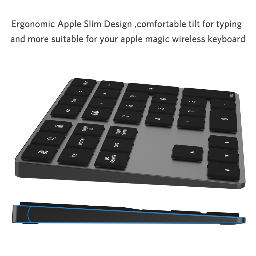 External Data Entry  Bluetooth - đánh giá và giá Bluetooth Numeric Keypad Aluminum Slim