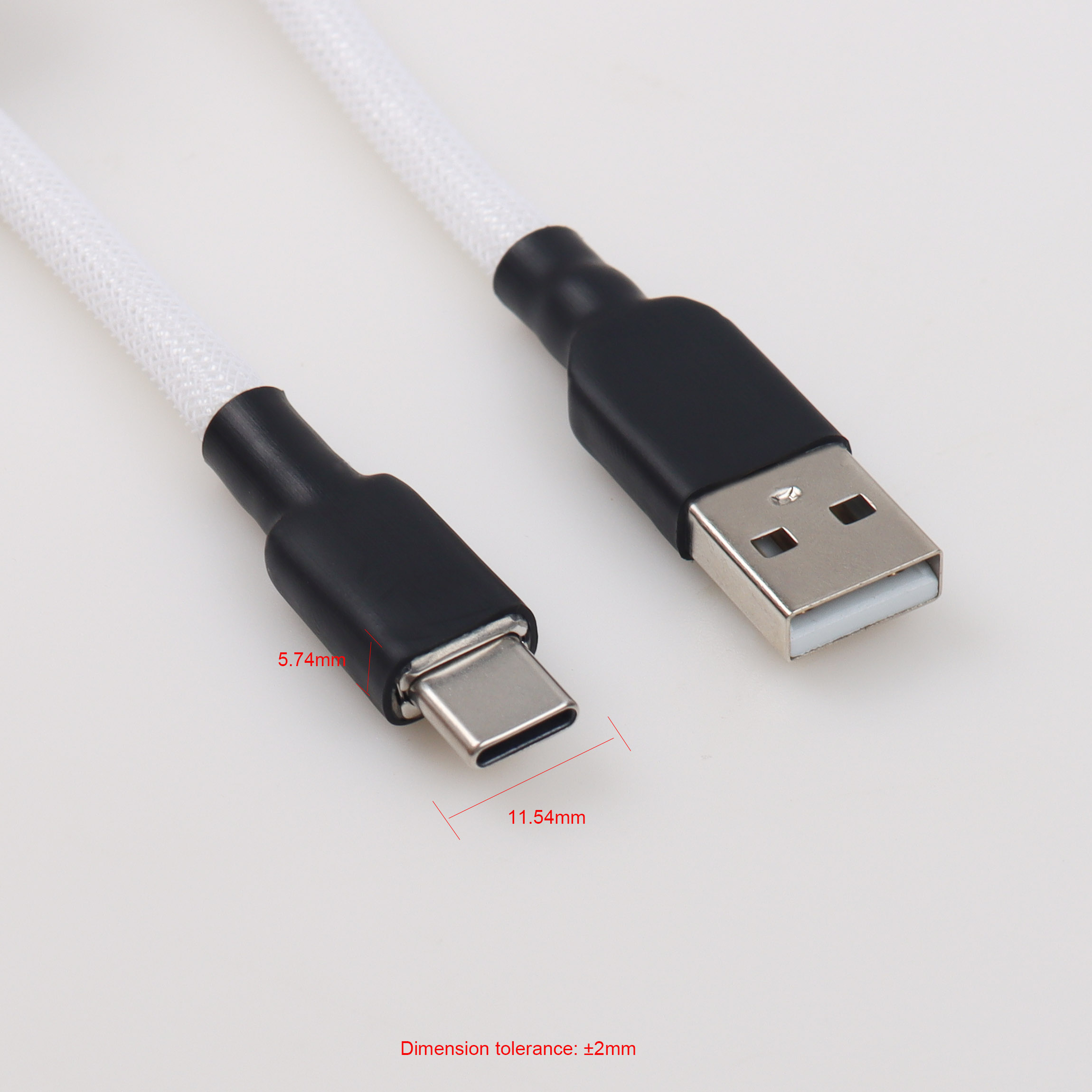 Type-C to USB Keyboard Cable C - đánh giá và giá Type C Detachable Cable Coiled Keyboard