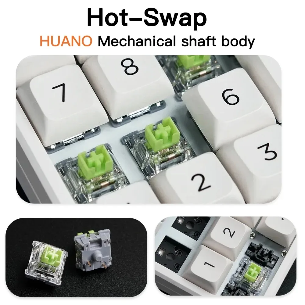 Darmoshark K3 Pro Wireless Mec - đánh giá và giá Mechanical Numpad Hot Swap Rgb Wireless