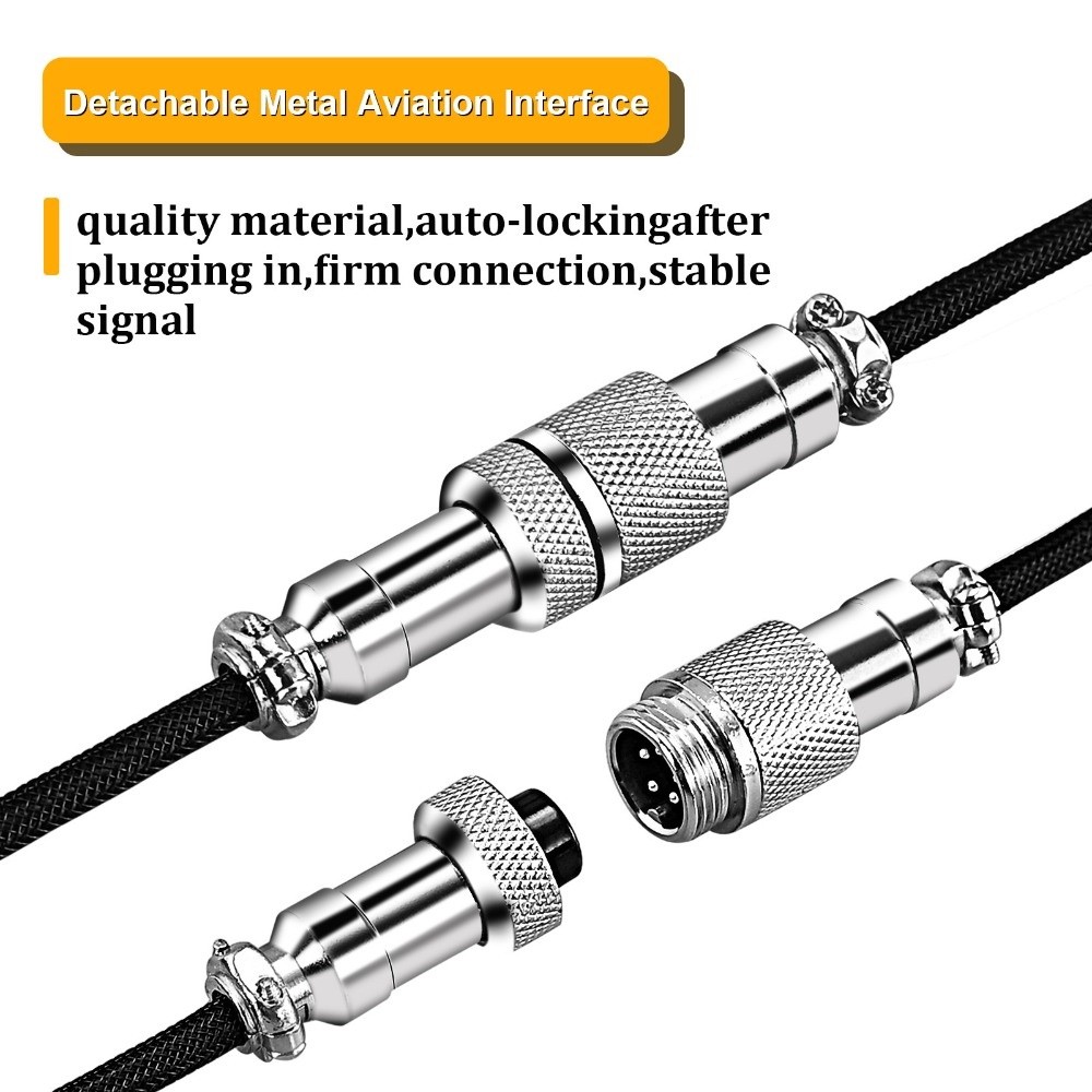 USB Port a Mechanical Keyboard - đánh giá và giá Type C Detachable Cable Coiled Keyboard