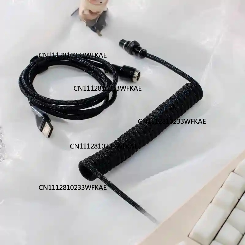 For Magnetic Switch USB A To T - đánh giá và giá Type C Detachable Cable Coiled Keyboard