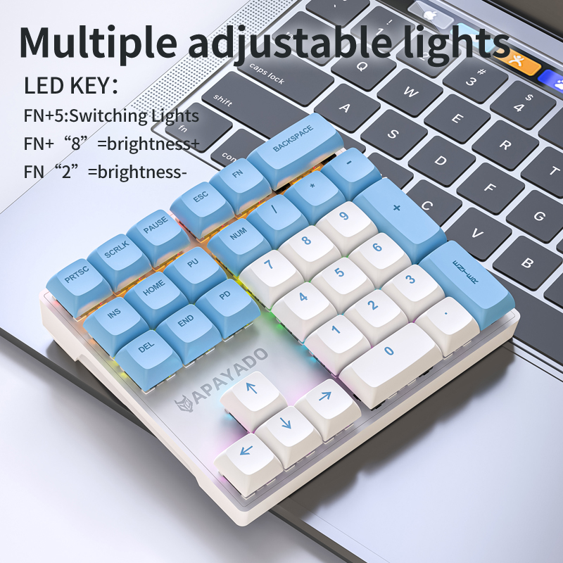 K33 Mechanical Numeric Keypad  - đánh giá và giá Pbt Keycaps For Numeric Keypad Numpad
