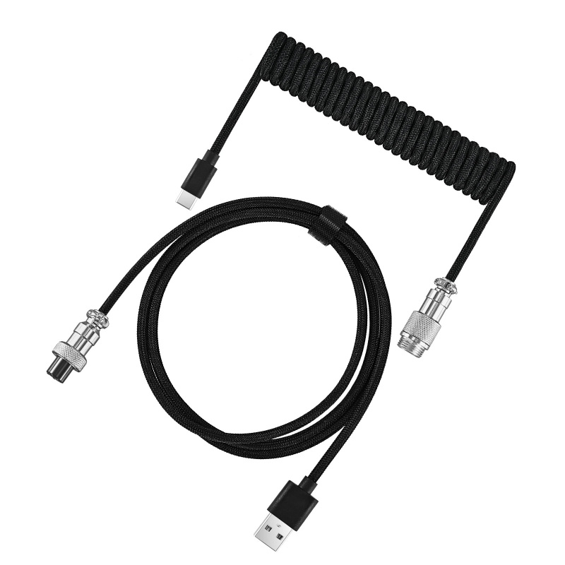 Coiled Keyboard Cable Type C t - đánh giá và giá Type C Detachable Cable Coiled Keyboard