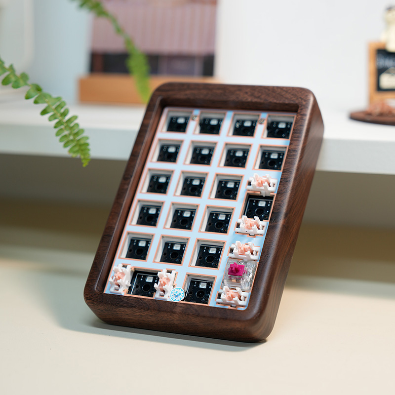 Soild Walnut Wood Wireless Mec - đánh giá và giá Mechanical Numpad Hot Swap Rgb Wireless