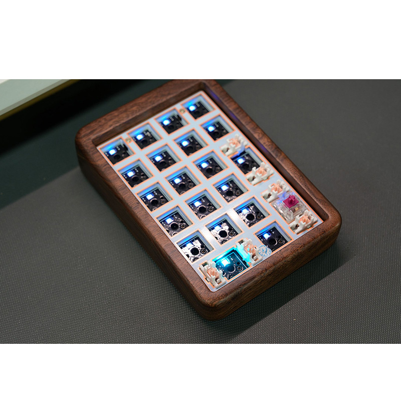 Soild Walnut Wood Wireless Mec - đánh giá và giá Mechanical Numpad Hot Swap Rgb Wireless