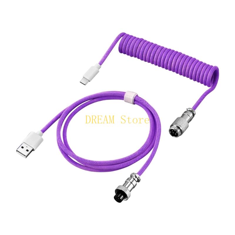 Cáp bàn phím cuộn kim loại có  - đánh giá và giá Type C Detachable Cable Coiled Keyboard