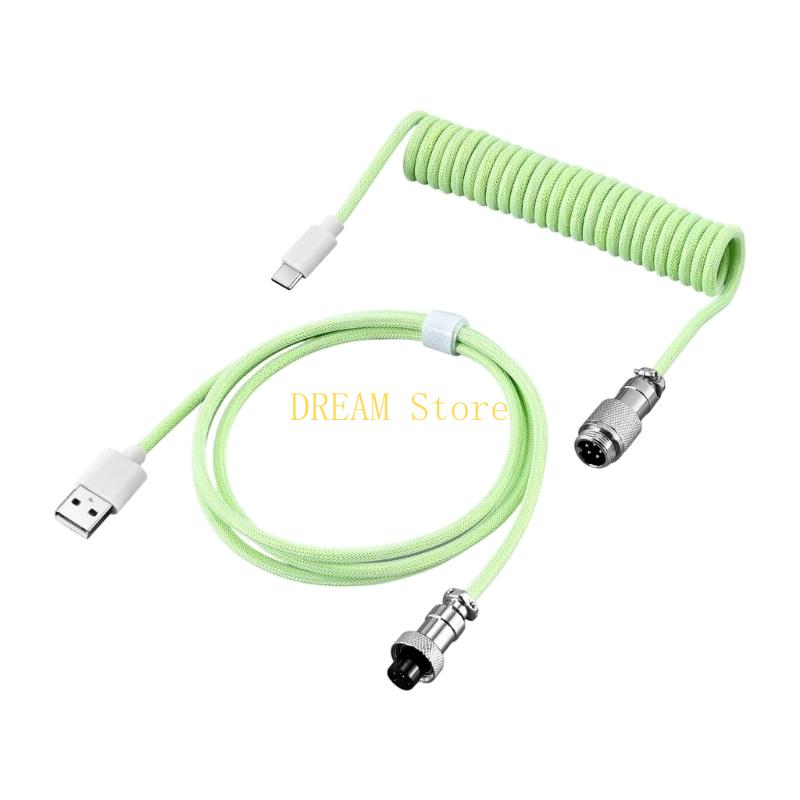Cáp bàn phím cuộn kim loại có  - đánh giá và giá Type C Detachable Cable Coiled Keyboard