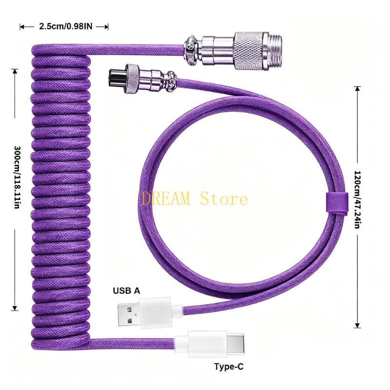 Cáp bàn phím cuộn kim loại có  - đánh giá và giá Type C Detachable Cable Coiled Keyboard