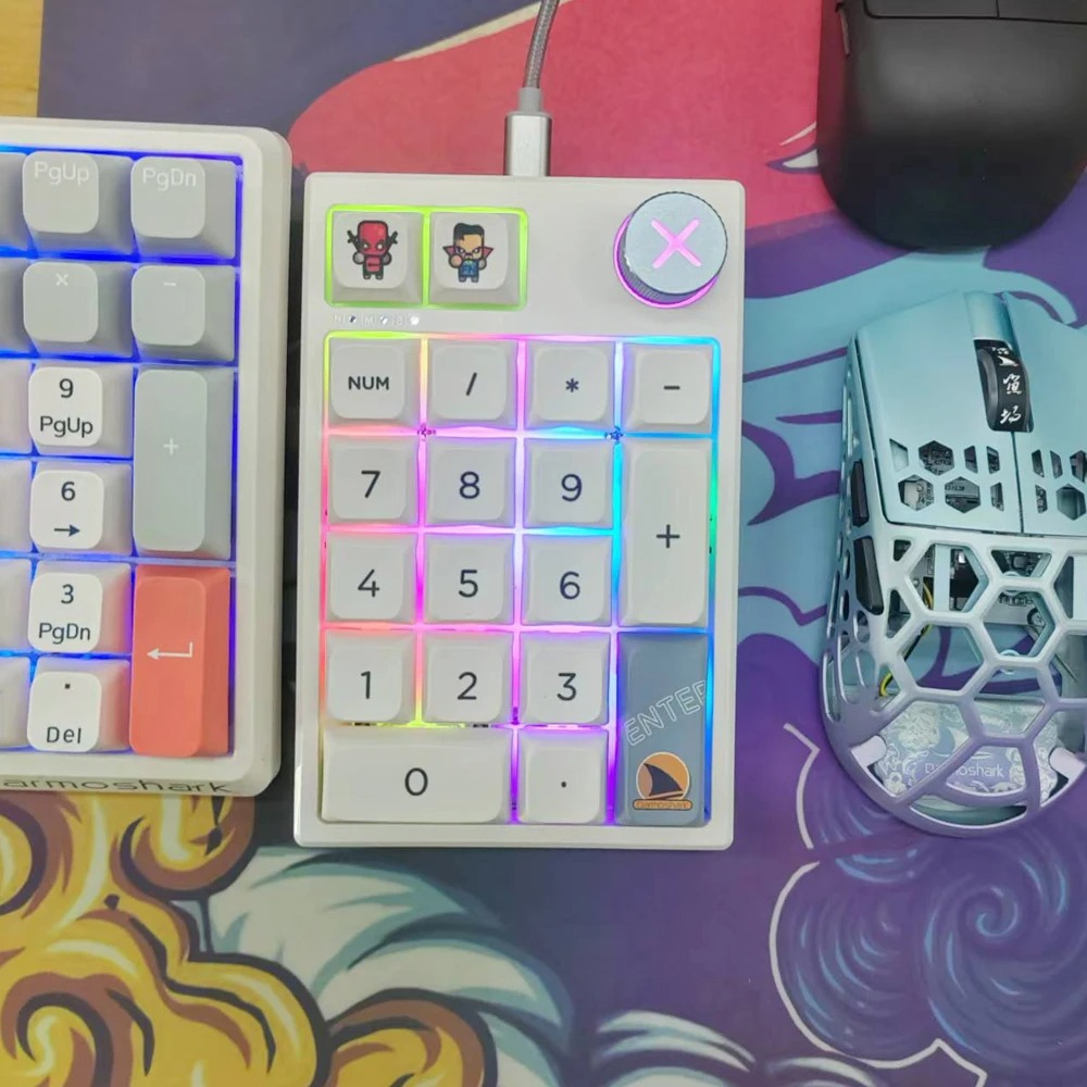 Darmoshark K3 Pro Wireless Mec - đánh giá và giá Mechanical Numpad Hot Swap Rgb Wireless