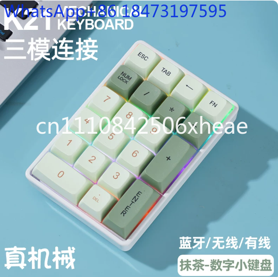 FREEWOLF K21 Wireless Mechanic - đánh giá và giá Mechanical Numpad Hot Swap Rgb Wireless