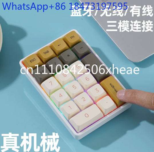 FREEWOLF K21 Wireless Mechanic - đánh giá và giá Mechanical Numpad Hot Swap Rgb Wireless