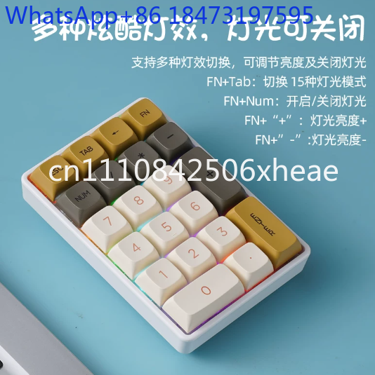 FREEWOLF K21 Wireless Mechanic - đánh giá và giá Mechanical Numpad Hot Swap Rgb Wireless