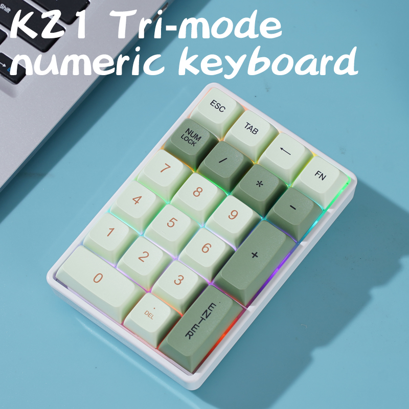 FREEWOLF K21 Wireless Mechanic - đánh giá và giá Mechanical Numpad Hot Swap Rgb Wireless